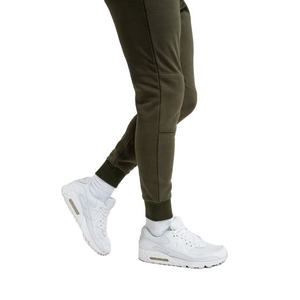 Conjunto Deportivo Unisex Verde Oliva con Capucha 2 en 1, Cierre Completo, Color Sólido, Transpirable, de Algodón, para Otoño, Corte Regular, con Bolsillos Laterales - Product Image 3