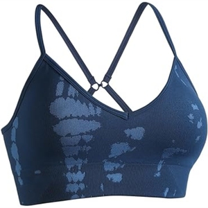 Conjunto de Yoga para Mujer, Ropa Deportiva Ecológica Personalizada de Alta Calidad, Logotipo Frontal, para Fitness, Tallas Grandes, Tops de Entrenamiento, Diseño Sólido - Product Image 4