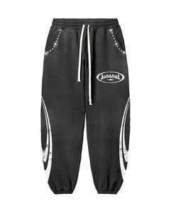 Ensemble de survêtement délavé pour homme en coton épais, comprenant un sweat à capuche oversize et un pantalon de jogging, style streetwear vintage, mode décontractée, deux pièces - Product Image 4