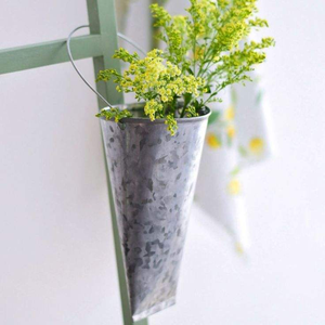 Multiuse Dark Galvanized <b>Rectangular</b> Planter Perfect for Wedding Events Party Setup Festive And Home Decoration From India - Product Image 5