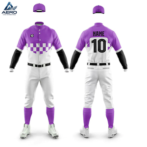 Uniforme de Béisbol Deportivo de Alta Calidad, Ecológico, Ligero, con Estampado Sublimado, Producto Nuevo a Precio Razonable - Product Image 6