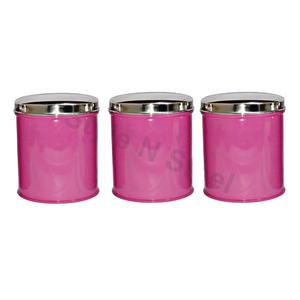 Cazuela de acero inoxidable con tapa, caja de almacenamiento, juego de botes de alimentos, juego de almacenamiento de alimentos, bote redondo elegante - Product Image 1