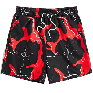 Shorts de course décontractés pour hommes, fabriqués professionnellement, en maille, séchage rapide, respirants, taille élastique, personnalisables, 100 % polyester - Product Image 3