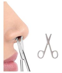 Ciseaux à manucure en acier inoxydable, lame droite, pointe aiguisée, manche durable, outils de beauté, coupe-cuticules, nail art, pour droitiers - Product Image 6