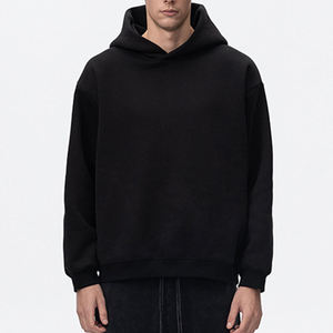 Custom <b>Mens</b> Regular Fit Hoodie French Terry Embroidered Streetwear <b>Pullover</b> Apparel Manufacturer - Product Image 1