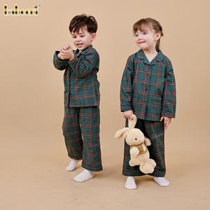 FS23 - ชุดนอนเด็กผู้ชาย – ลายสก็อตสุภาพบุรุษตัวน้อย - Product Image 2