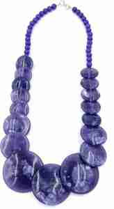 Collier artisanal en résine, nouveau motif, best-seller, fabrication indienne en résine époxy - bijoux pour femmes - Product Image 3