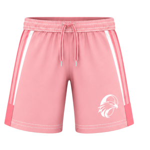 Baby <b>Pink</b> White Rugby <b>Shorts</b> Team Uniform Breathable Lightweight Custom Training Sportswear Athletic Performance <b>Shorts</b> - Product Image 1