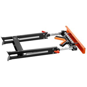 Supporto a Rulli 4 in 1 per Lavori Pesanti, Capacità di Carico 440 lb, Altezza Regolabile 33-50, Banco da Lavoro Pieghevole Multidirezionale Lucidato per Falegnameria - Product Image 5