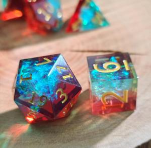 Dés en résine prêts à l'emploi, livraison rapide, dés polyédriques en résine pour jeux de rôle professionnels, dés de jeu en gros pour fournitures de jeux de table - Product Image 6