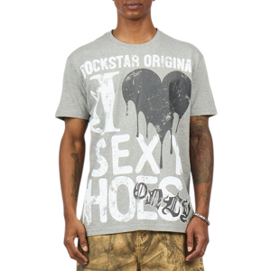 High Quality Cotton Custom T Shirt For Men Custom Grey Screen Printing Heavy Weight Oversized <b>Tshirt</b> Printing Men's T-Shirts - Product Image 5