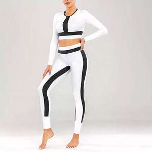 Traje de Compresión de Manga Larga para Mujer, Alta Elasticidad, para Gimnasio, Entrenamiento, Yoga, Proveedor Mayorista de Trajes de Compresión - Product Image 4