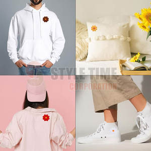 Badges brodés personnalisés légers à bas prix, fleurs brodées de haute qualité, en gros - Product Image 6