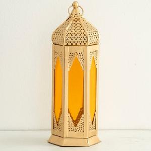 Farol marroquí de lujo, muy vendido, para uso doméstico, decoración de mesa, iluminación decorativa, farol plateado de Marruecos. - Product Image 1