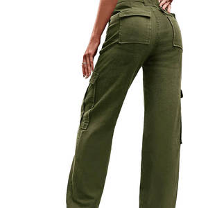 Pantalones Cargo Funcionales para Mujer, Cómodos, para Aventura, con Corte Holgado y Bolsillos Utilitarios, para Trabajo o Viaje, Servicio OEM - Product Image 2