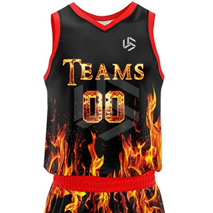 Nuevo Diseño de Uniforme de Baloncesto Sublimado para Niños y Jóvenes, Talla Grande, Personalizado, Reversible - Product Image 4