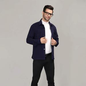 Chemises pour hommes surdimensionnées personnalisées de haute qualité, boutonnées, à manches longues, en flanelle, chaudes, en coton, à carreaux, décontractées et de qualité supérieure, vente en gros - Product Image 3