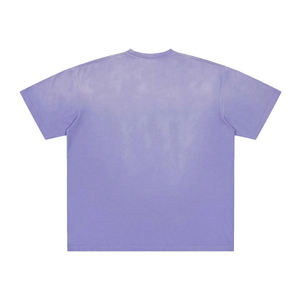 เสื้อยืดคอกลมแขนสั้นทรงโอเวอร์ไซส์สำหรับผู้ชาย ผ้าคอตตอน 100% หนัก 220 กรัม แบบเรียบ - Product Image 4