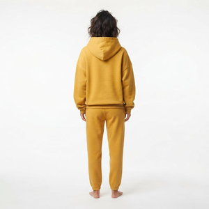 Conjunto Deportivo Personalizado para Mujer, Sudadera con Capucha y Pantalones Jogger 100% Algodón, Sudadera con Capucha Extra Grande, Logotipo Personalizado, Fabricante OEM ODM - Product Image 6
