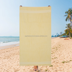 Toallas de Algodón para Hotel y Piscina, 500 GSM, Extra Suaves, Libres de Arena, Toallas de Playa Grandes, Proveedor OEM - Product Image 1