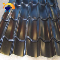 Panneau de toiture en acier Galvalume prépeint PPGL AZ50 AZ100 AZ150, couleur unie, ondulé, semi-rigide, 0,12-3,0 mm, norme GB