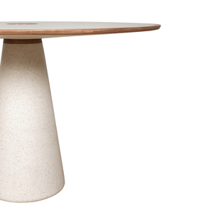 Table à manger en ciment moderne et luxueuse, durable, pour villa, hôtel, usage agricole, ronde, 4 places, écologique, prix compétitif - Product Image 3