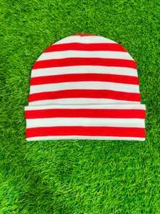 Red Christmas Beanie Hat With Custom Pattern 100% Acrylic Knitted Winter Cap Unisex Adult Casual Style Manufacturer <b>Socks</b> Beanie - Product Image 3