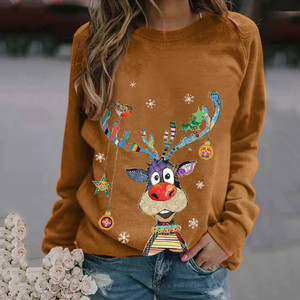 Unisex Merry Christmas <b>Raglan</b> <b>Sleeve</b> <b>Long</b> <b>Sleeve</b> Color Block Front Logo Eco-Friendly Breathable <b>T</b>-<b>Shirt</b> - Product Image 3