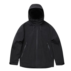 <b>Soft</b> <b>Shell</b> Unisex Windbreaker <b>Jacket</b> Waterproof Lightweight Zipper Thin <b>Hooded</b> Hiking Breathable Polyester Nylon Tracksuit - Product Image 1