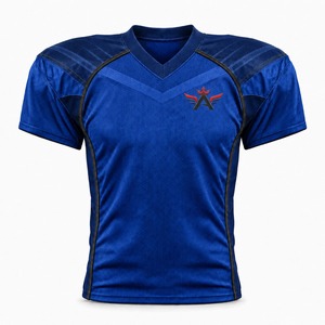 Maillot de football américain professionnel en polyester, respirant, léger, à mouvement flexible, séchage rapide - Product Image 1