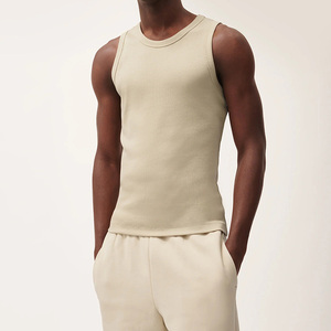 เสื้อกล้ามผู้ชาย ฟิตเนส ยิม ฤดูร้อน เสื้อกั๊กผ้าฝ้าย เสื้อแขนกุดผู้ชาย ทรงเข้ารูป สไตล์ลำลอง ดีไซน์ระบายอากาศ เสื้อกล้ามผู้ชาย - Product Image 1