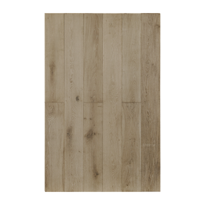 Planche de parquet en chêne blanc européen, 5 po x 5/8 po, rustique, gris chaud, T&G - Product Image 2
