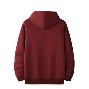 Wholesale Custom Mens Blank Hoodies for US Streetwear Brands with drop shoulder Low MOQ custom apparel - Product Image 2