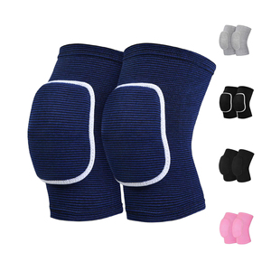 Custom Elastic Thick Sponge <b>Knee</b> <b>Pads</b> Anti Collision Contrast Piping Sports <b>Knee</b> Brace For Volleyball <b>Basketball</b> Dance Safety - Product Image 1