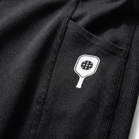 Leggings Deportivos de Pickleball para Mujer, Cintura Alta, Largo hasta el Tobillo, Sin Costuras, Elásticos en Cuatro Direcciones, Spandex/Poliéster, Transpirables, de Secado Rápido