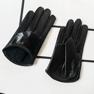 <b>Women</b> Sheep Leather Driving Gloves Wrist Length Unlined <b>Thermal</b> Plain Style for Daily Use Winter Warmth - Product Image 5
