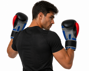 Guantes de Boxeo Internacionales Dumela, Cuero PU, Negro, Rojo, Azul, Equipo de Entrenamiento y Combate - Product Image 4