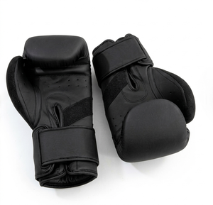 Guantes de Boxeo de Cuero Genuino 12oz 16oz con Protección Acolchada en Nudillos y Muñeca, para Entrenamiento y Sparring, OEM, Logotipo Personalizado, Venta al por Mayor, MOQ Bajo - Product Image 1