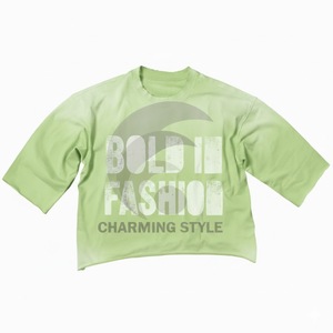 เสื้อยืดกราฟิกแบบย้อมสีเอซิดสำหรับผู้ชาย ไซส์ใหญ่พิเศษ สไตล์วินเทจ ผ้าคอตตอนหนา  ออกแบบโลโก้ได้ตามต้องการ - Product Image 1