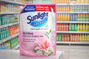 Nettoyant pour sols Sunlight, parfum lys et thé blanc, 3,6 kg x 4 sacs - Product Image 5