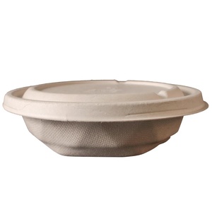 Premium Aesthetic Diamond Design 24oz Bagasse Disposable <b>Bowl</b> <b>with</b> <b>Lid</b> Luxury Event Catering Leak-Proof Sustainable Takeaway - Product Image 5