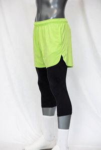 New Arrival Awrah Covering Shorts Muslim Men Double <b>Layer</b> Swimwear <b>Mid</b> Waist Inner Compression Solid Awrah Shorts - Product Image 2