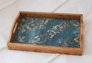 Personalized Wooden Enamel Coated Printed Tray Cheap Price Unique Design Rectangular Shape Handmade MDF Printed Tray Factory UO - Product Image 6