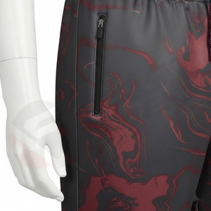 Shorts de jogging décontractés surdimensionnés pour hommes en toile 100% coton respirante et coupe-vent, avec logo brodé personnalisé, style streetwear - Product Image 5