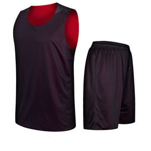 Ensemble de maillots de basket-ball réversibles pour hommes personnalisés, respirant, anti-transpiration, séchage rapide, débardeur en mesh, shorts, adulte, toutes saisons - Product Image 1