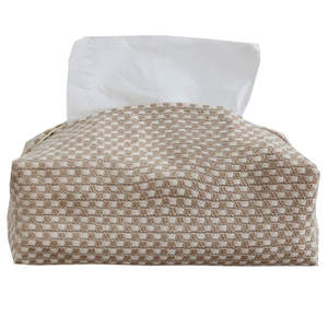 Cubierta de yute natural premium para caja de pañuelos – Soporte de pañuelos hecho a mano y ecológico para sala de estar, oficina y uso en hoteles - Product Image 6