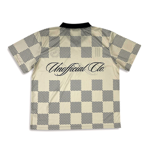 Camiseta de malla con corte holgado y estampado personalizado por transferencia térmica, estilo casual, talla grande, jersey de fútbol americano, cuello en V, manga corta, transpirable - Product Image 3