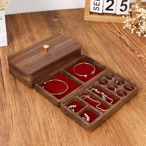 Rectangular <b>Storage</b> Organizer with Detachable Compartments for Rings Necklaces Bracelets Minimalist Design organizer box - Product Image 4