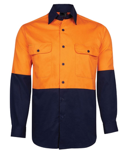 Camisa de Trabajo de Alta Calidad, Camisa de Seguridad Ignífuga para Soldadura y Construcción - Product Image 1