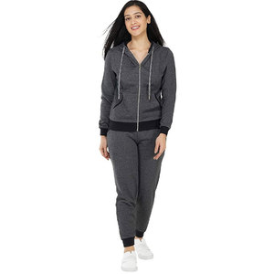 Survêtements d'hiver unisexe en coton 100% de haute qualité, grande taille, personnalisables, ensemble 2 pièces, pour la course et le jogging, vente en gros - Product Image 2